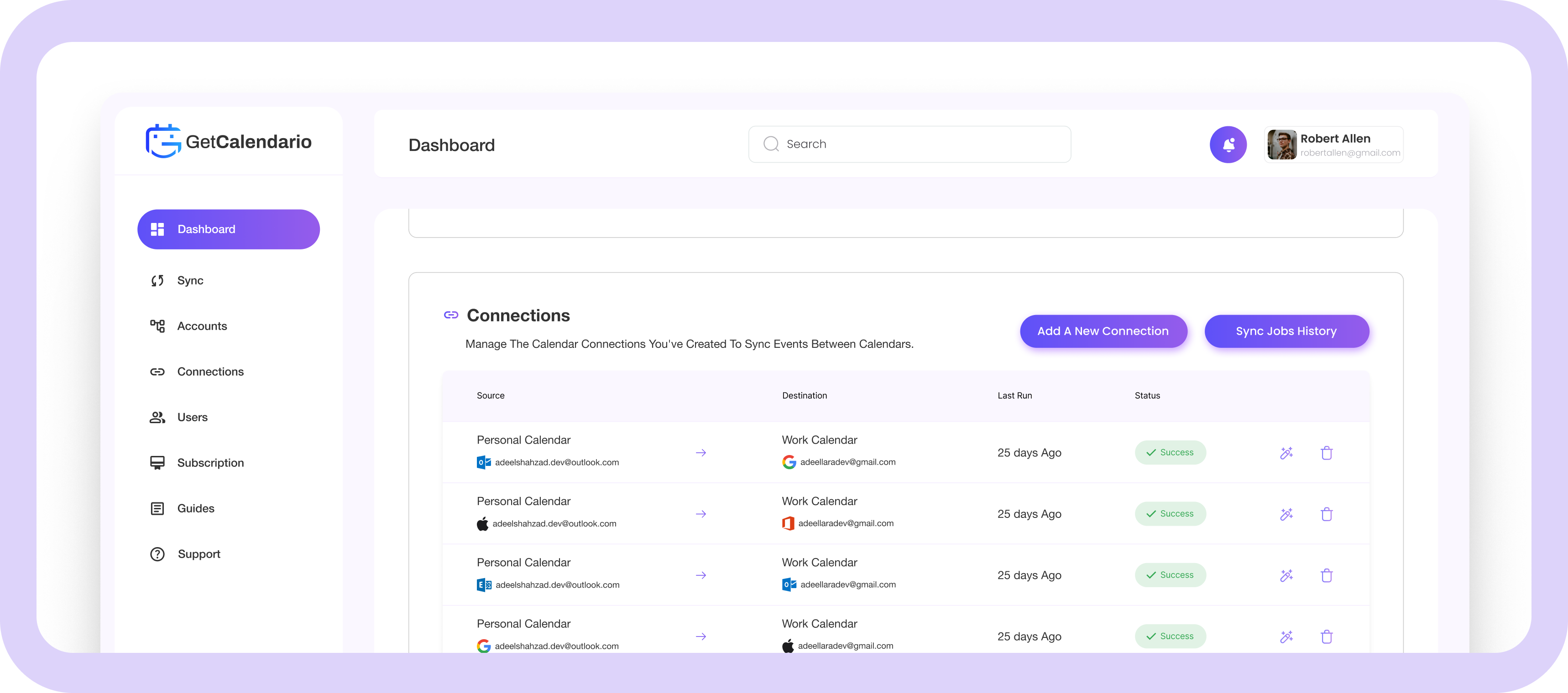 GetCalendario - Example event